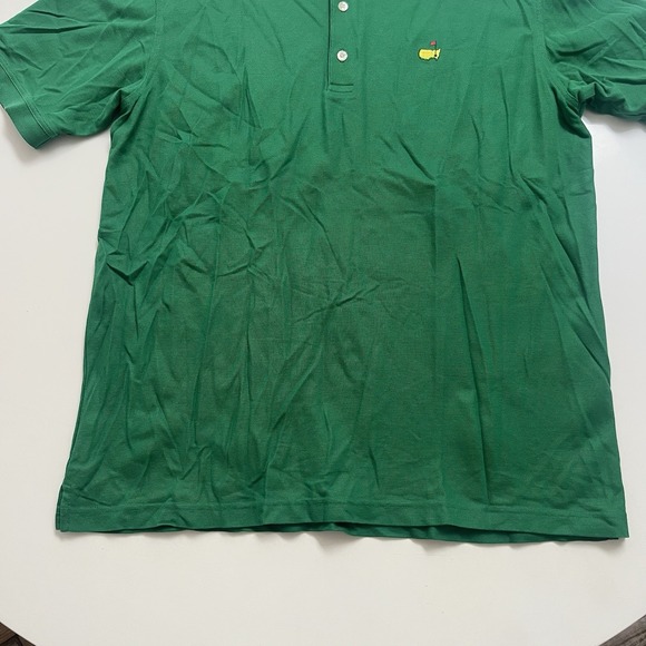 Masters Collection Golf Polo Shirt Mens Large Green Pima Augusta National - Picture 5 of 6